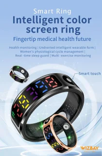 WizBay Premium Select Zwart Color LED Smart Ring