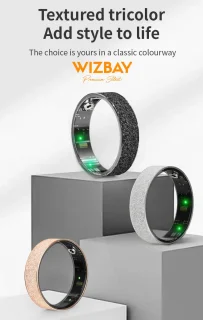 WizBay Premium Select Zwarte FrostLook Smart Ring #11