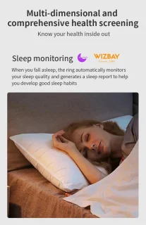 WizBay Premium Select Zwarte FrostLook Smart Ring #11