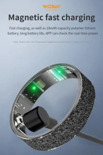 WizBay Premium Select Zwarte FrostLook Smart Ring #11