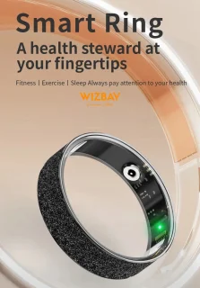 WizBay Premium Select Zwarte FrostLook Smart Ring #11