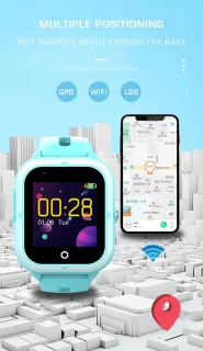 Wonlex Kinder Smartwatch - Zwart