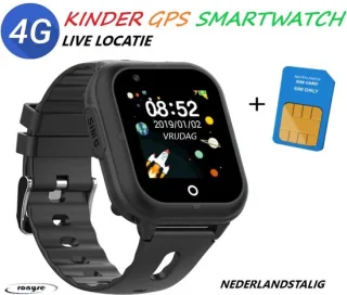 Wonlex Kinder Smartwatch - Zwart
