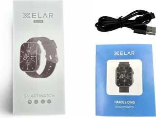 Xelar Slim Smartwatch Zwart