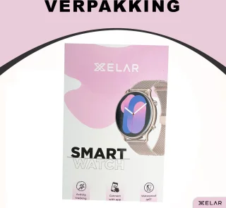 Xelar Smartwatch Dames Rose Goud