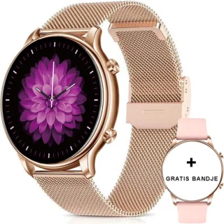Xelar Smartwatch Dames Rose Goud