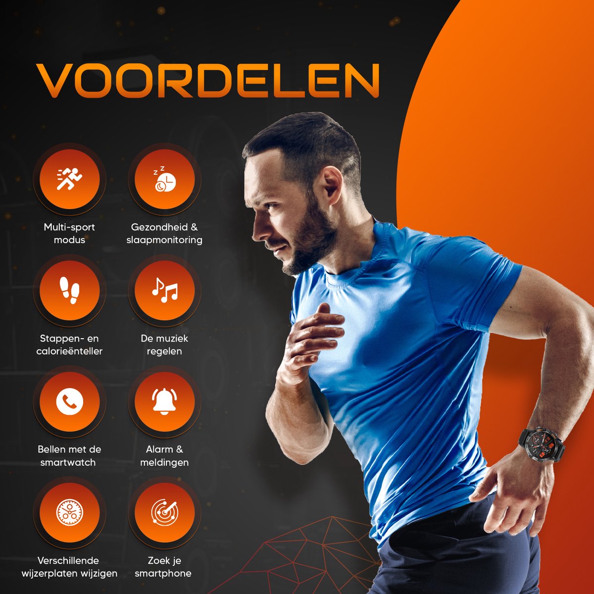 Wat vinden we goed aan de Xelar Ultra Outdoor Heren Smartwatch Zwart
