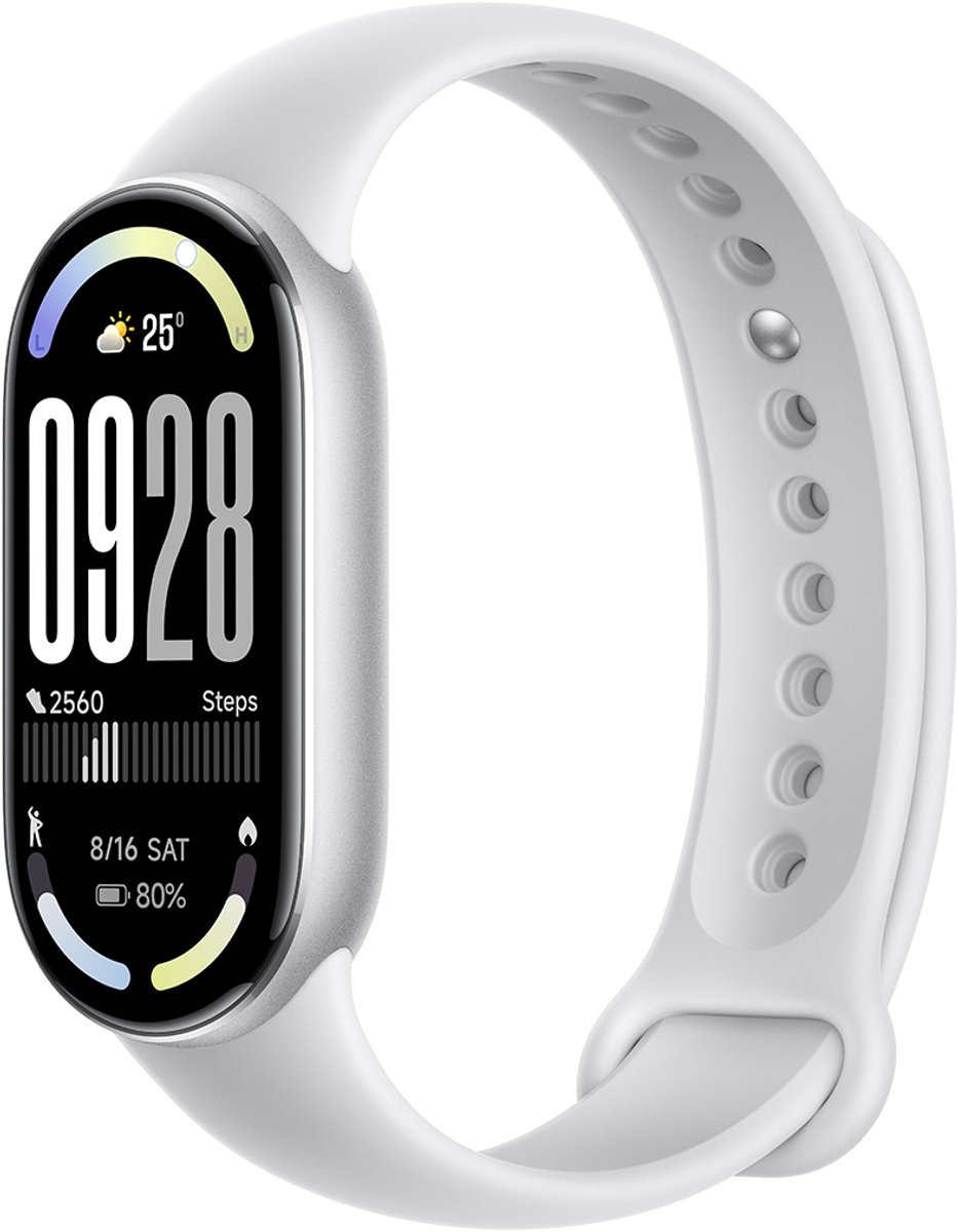 Wat vinden we goed aan de Xiaomi Smart Band 10 Glacier Silver