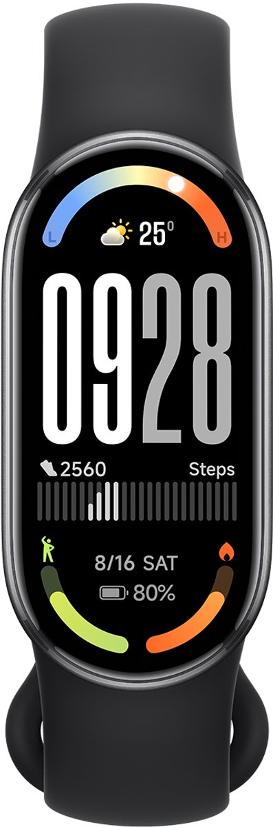 De Xiaomi Smart Band 10 Midnight Zwart in één oogopslag