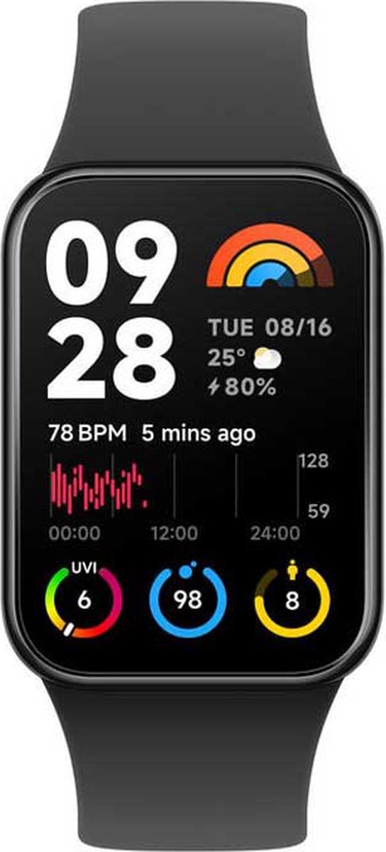 Xiaomi Smart Band 8 Pro GPS Zwart EU
