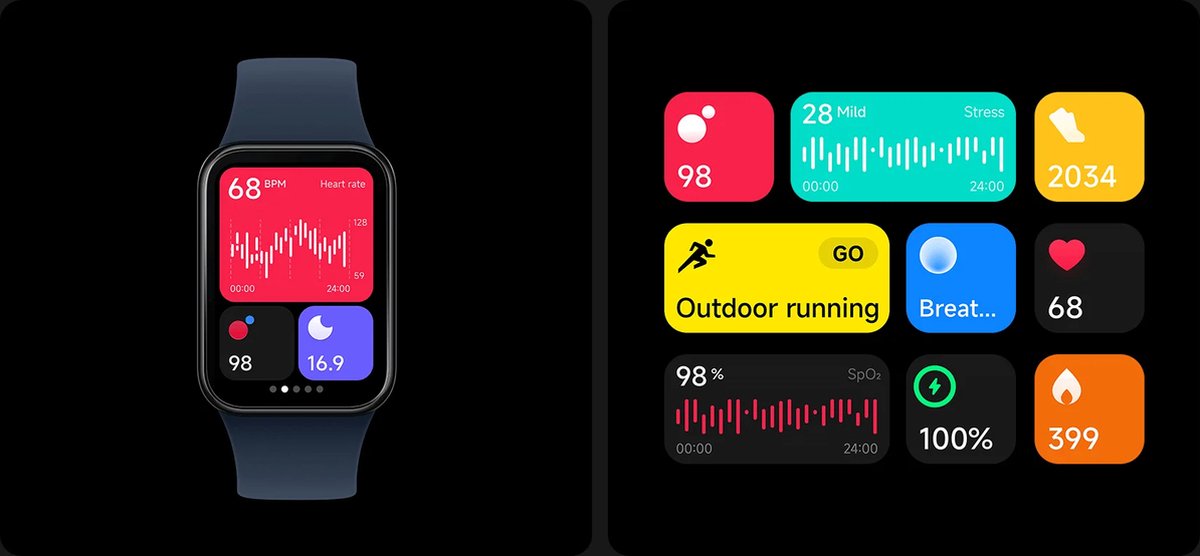 Xiaomi Smart Band 8 Pro GPS Zwart EU
