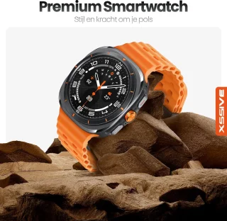 Xssive Smartwatch 47 mm Titanium Zwart Heren