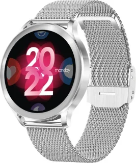 Xssive Smartwatch Unisex AMOLED Bluetooth 5.3 Met 2 Bandjes