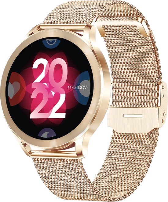 Xssive SW10 Smartwatch Dames Rosé Goud