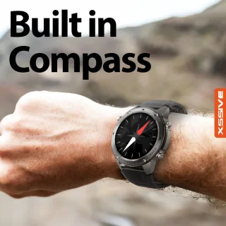 Xssive SW11 Smartwatch Heren Zwart