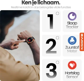 Xssive SW13 Smartwatch Heren