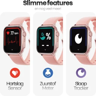 Xssive SW6 Smartwatch 44mm Rosé Goud