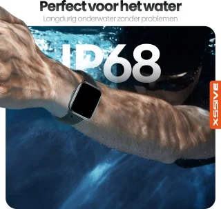 Xssive SW9 Smartwatch Gitzwart