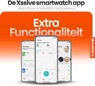 Xssive SW9 Smartwatch Gitzwart