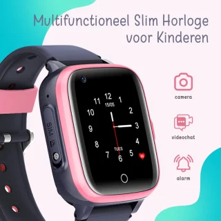 Zalou Kinder Smartwatch Blauw GPS 4G