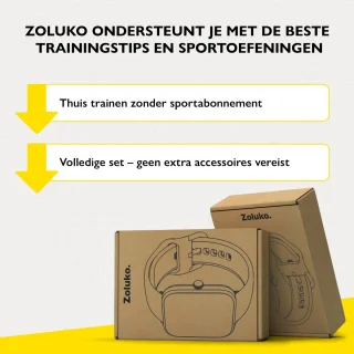 Zoluko Smartwatch Zwart met Reserve Armbandje