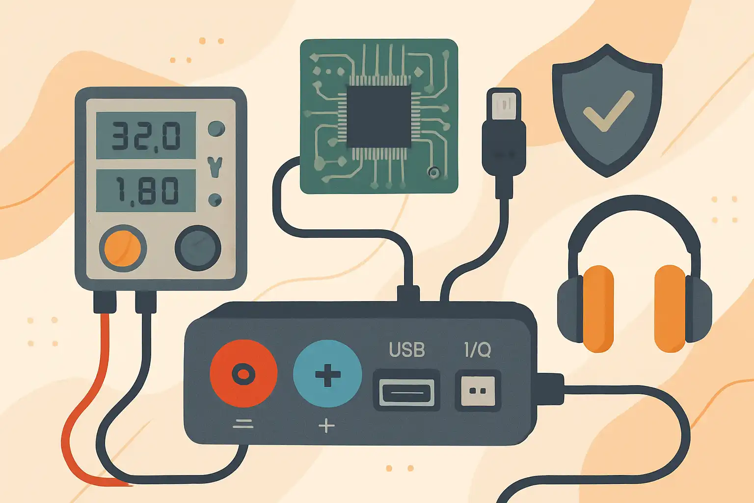 Het ideale dockingstation voor makerspaces en hardwarelabs: voeding, i/o en veiligheid
