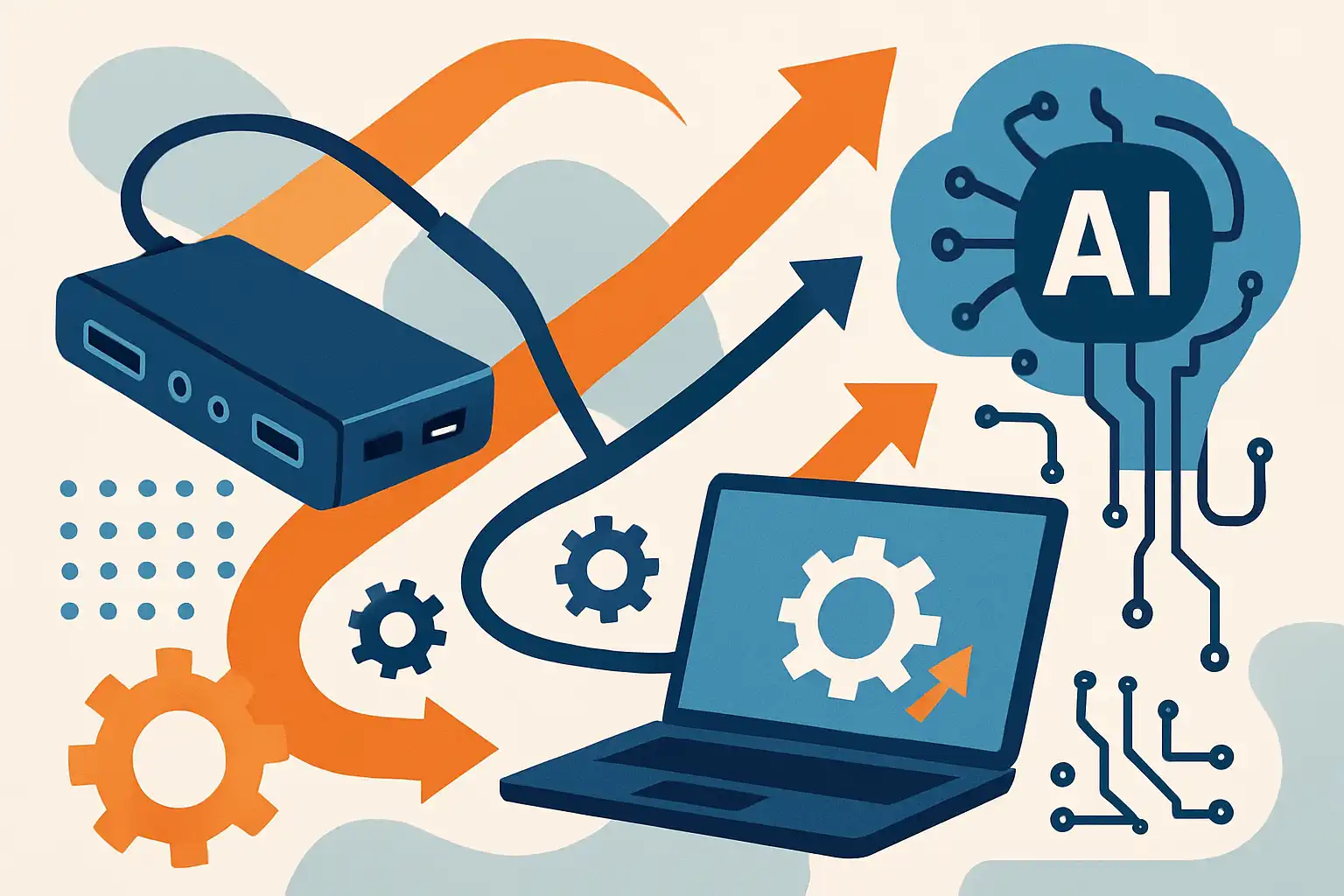 Hoe AI-gestuurde dockingstations je workflow automatisch optimaliseren