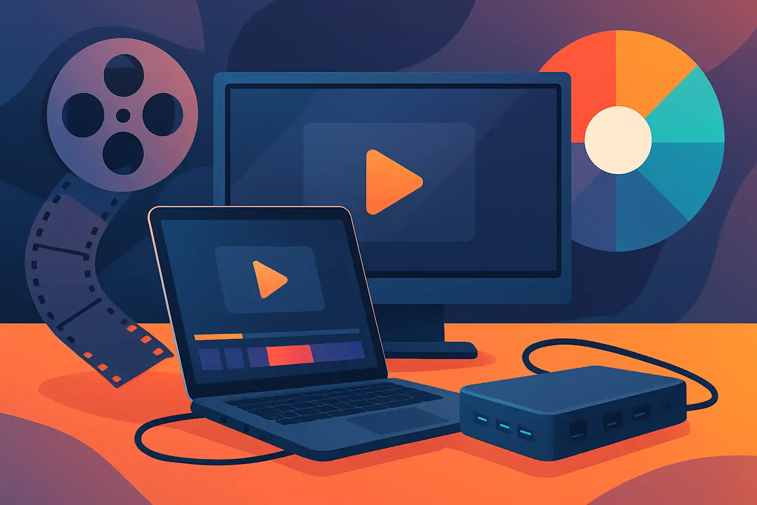 Je laptop als filmstudio: zo kies je het ideale dockingstation voor videobewerking en kleurkritische workflows