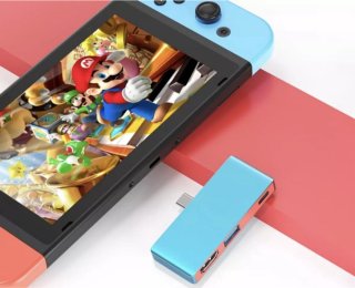 Wat vinden we goed aan de 3-in-1 Dockingstation-Adapterhub-USB 3.0 hoge snelheidstransmissie-PD 100W snel opladen-HDMI 4K-Verlengadapter geschikt voor Nintendo Switch OLED, iPhone 15, MacBook Air/Pro