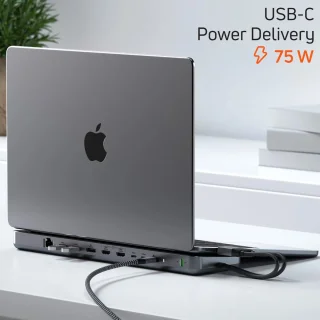 Satechi USB-C Dual Dock stand - Grijs