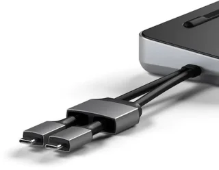 Satechi USB-C Dual Dock stand - Grijs