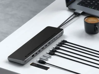 Satechi USB-C Dual Dock stand - Grijs