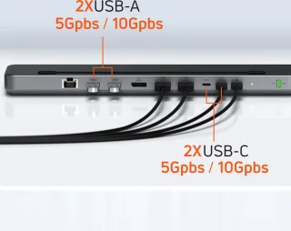 Satechi USB-C Dual Dock stand - Grijs