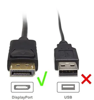 3-in-1 DisplayPort naar HDMI/DVI/VGA Adapter - Converter voor Laptop en Desktop