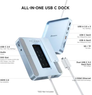 Accessoires voor iMac M1/M3/M4 - Geavanceerde Hub en Dock