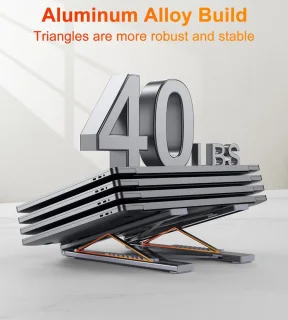 ANMI - Laptop dockingstationstandaard - 4K HDMI - 8 in 1 USB C Hub PD 100W/ USB 3.0/ TF/SD-kaartlezer - Tablet Dock Station voor MacBook Pro/Air, Dell, HP, Lenovo ThinkPad, Dell, HP, ASUS, Chromebook