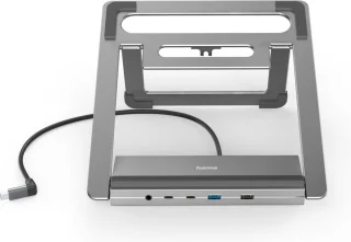 Hama USB-C-dockingstation Connect2Office Stand Notebook-houder 12 Poorten