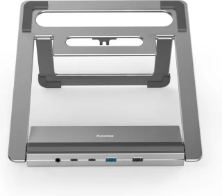 Hama USB-C-dockingstation Connect2Office Stand Notebook-houder 12 Poorten