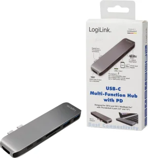 LogiLink UA0302 USB-C dockingstation Geschikt voor merk (dockingstation): Apple