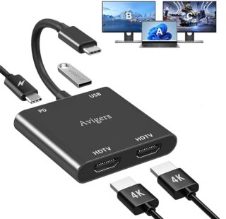 De 4-in-1 USB C-hub - Zwart in één oogopslag