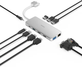 Hama USB-C-hub Multiport Voor Apple MacBook Air En Pro 12-poorts