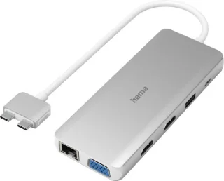 Hama USB-C-hub Multiport Voor Apple MacBook Air En Pro 12-poorts