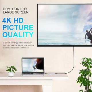 USB C-hub, USB C 11-in-1-adapter, geschikt voor MacBook Pro/Air en Type C-apparaten