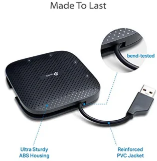 USB 3.0 4-Port Hub voor Snelle Dataoverdracht en Uitbreiding van USB-poorten