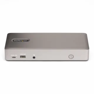 StarTech.com 150UE-USB4DOCKTRIPLE laptop dock & poortreplicator Bedraad USB4 Grijs