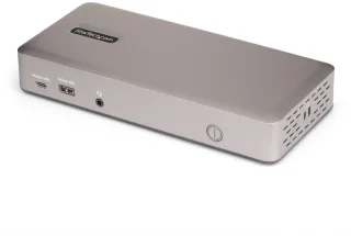 StarTech.com 150UE-USB4DOCKTRIPLE laptop dock & poortreplicator Bedraad USB4 Grijs