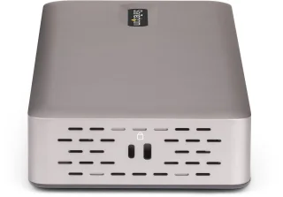 StarTech.com 150UE-USB4DOCKTRIPLE laptop dock & poortreplicator Bedraad USB4 Grijs