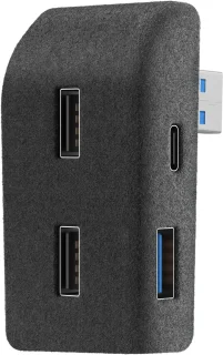 USB-hub Geschikt voor handschoenenkastje Geschikt voor Tesla Model Y 2024-2020 - ABS Flocking Multi-Port USB-stickdock Geschikt voor handschoenenkastje voor opladen en gegevensoverdracht