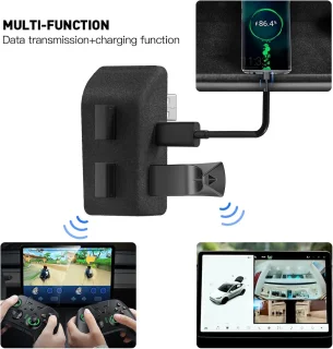 USB-hub Geschikt voor handschoenenkastje Geschikt voor Tesla Model Y 2024-2020 - ABS Flocking Multi-Port USB-stickdock Geschikt voor handschoenenkastje voor opladen en gegevensoverdracht