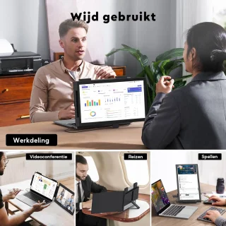 Draagbare 14" FHD Monitor - Schermverlenger voor Laptop 14-16"